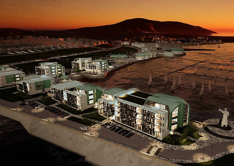 Image of Holyhead Regeneration Sunset View